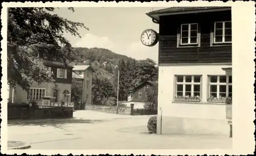 Foto Ak Kipsdorf Altenberg im Erzgebirge, Bahnhof