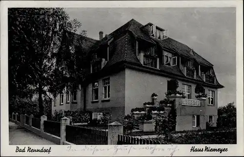 Ak Bad Nenndorf im Kreis Schaumburg, Pension Haus Niemeyer