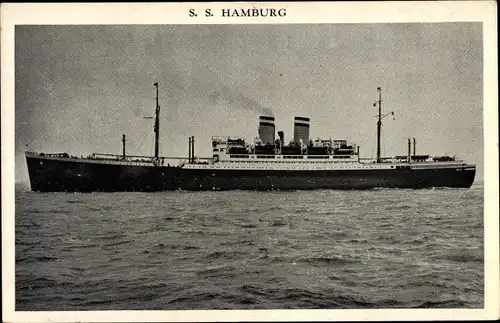 Ak Dampfschiff Hamburg, HAPAG