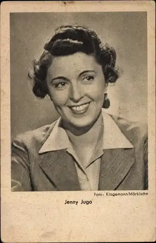 Ak Schauspielerin Jenny Jugo, Portrait