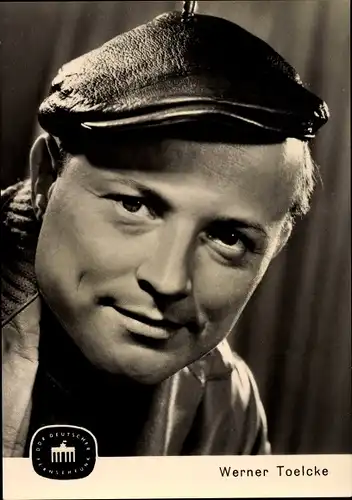 Ak Schauspieler Werner Tölcke, DDR Deutscher Fernsehfunk, Portrait