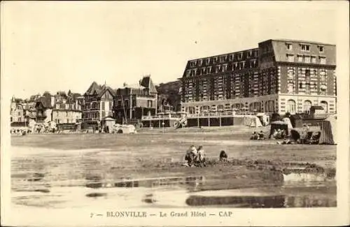 Ak Blonville sur Mer Calvados, Le Grand Hotel