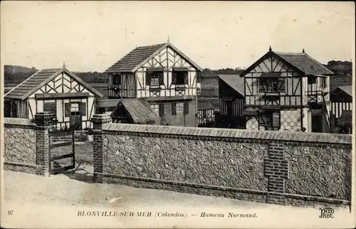 Ak Blonville sur Mer Calvados, Hameau Normand