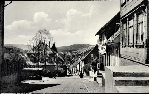 Ak Sankt Andreasberg Braunlage im Oberharz, Herren Straße