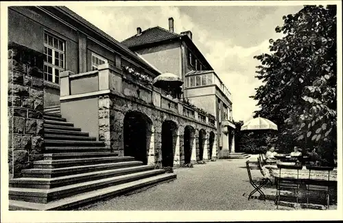 Ak Bredenscheid Stüter Hattingen an der Ruhr, Haus Friede, Erholungsheim, Außenansicht