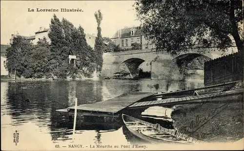 Ak Nancy Meurthe et Moselle, La Meurthe au Pont d'Essey