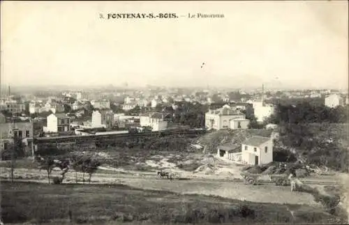 Ak Fontenay sous Bois Hauts de Seine, Panorama