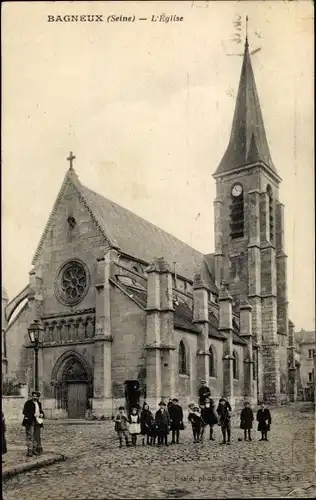 Ak Bagneux Hauts de Seine, L'Eglise