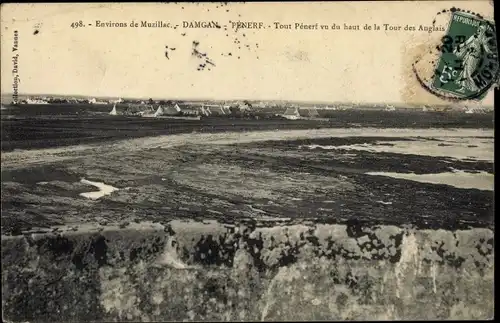 Ak Penerf Damgan Morbihan, Tout Penerf vu du haut de la Tour des Anglais