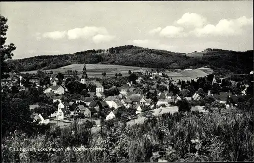 Ak Eckenhagen Reichshof, Panorama von der Ortschaft