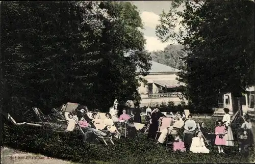 Ak Bad Schwalbach im Taunus, Wiese am Weinbrunnen