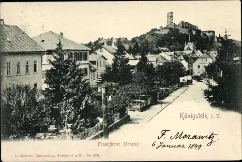 Ak Königstein im Taunus, Frankfurter Straße