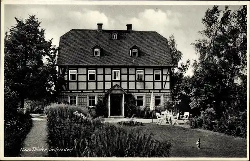 Ak Seifersdorf Großschirma in Sachsen, Haus Thieler