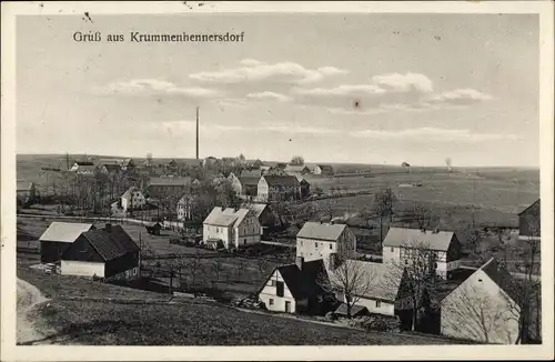 Ak Krummenhennersdorf Halsbrücke in Sachsen, Panorama