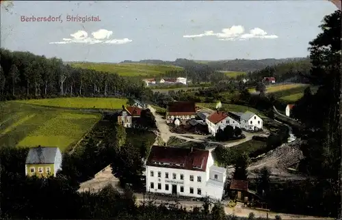 Ak Berbersdorf Striegistal, Blick auf den Gasthof zum Striegistal