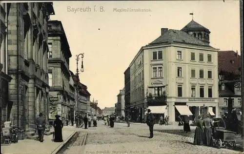 Ak Bayreuth in Oberfranken, Maximilianstraße