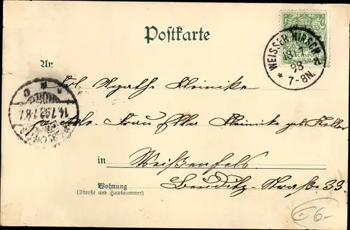 Ak Dresden Loschwitz, Luisenhof, Weißer Hirsch, Standseilbahn