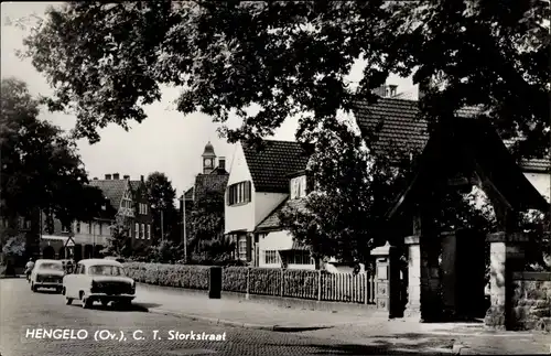 Ak Hengelo Overijssel, C T Storkstraat