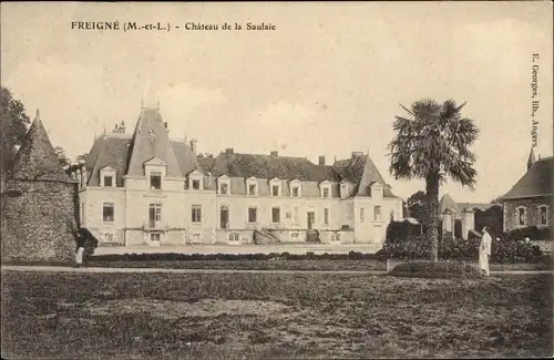 Ak Freigné Maine et Loire, Château de la Saulaie