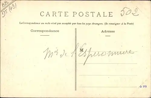 Ak Freigné Maine et Loire, Château de la Saulaie