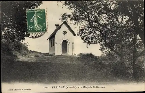 Ak Freigné Maine et Loire, La Chapelle St. Germain