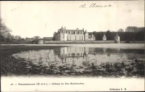 Ak Chambellay Maine-et-Loire, Château du Bois Montboucher