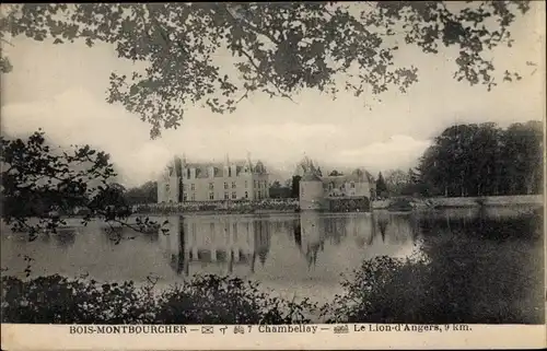 Ak Chambellay Maine-et-Loire, Château du Bois Montbourcher