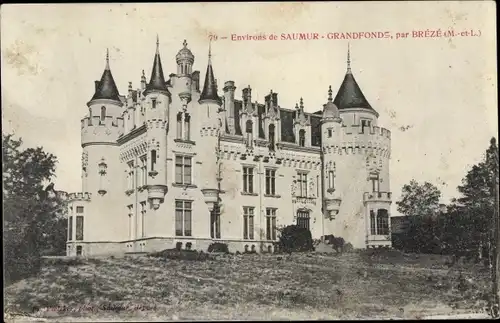 Ak Brézé Maine et Loire, Château de Grandfonds