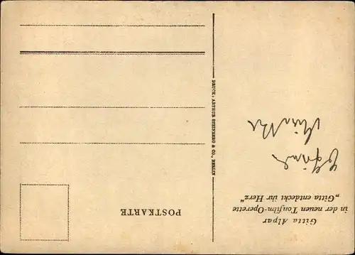 Ak Schauspielerin Gitta Alpar, Portrait, Gitta entdeckt ihr Herz