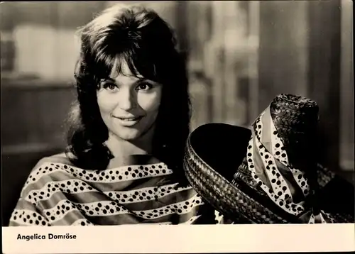 Ak Schauspielerin Angelica Domröse