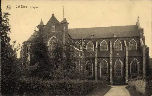 Ak Val Dieu Aubel Wallonien Lüttich, L'eglise