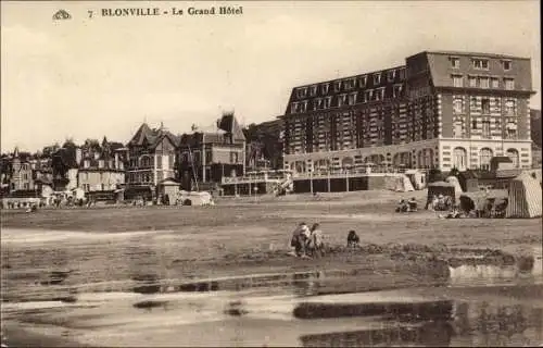 Ak Blonville sur Mer Calvados, Le Grand Hotel