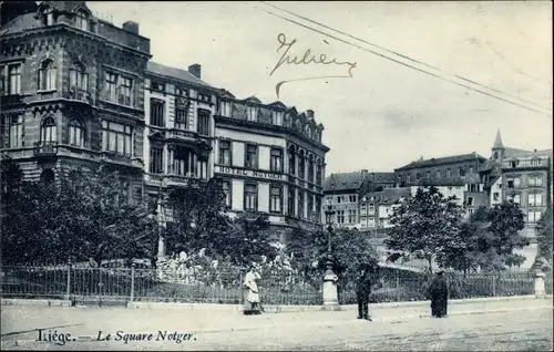 Ak Liège Lüttich Wallonien, Le Square Notger