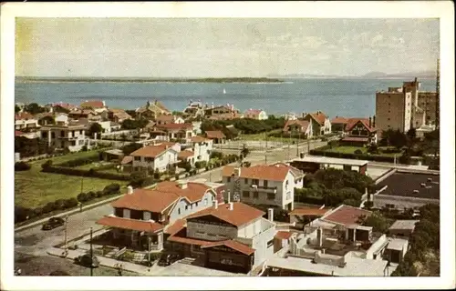 Ak Punta del Este Uruguay, Vista desde el Hotel Nogaro, Isla Gorriti