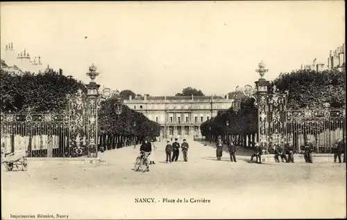 Ak Nancy Meurthe et Moselle, Place de la Carriere