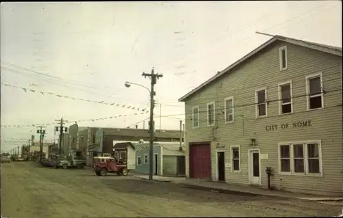 Ak Nome Alaska USA, Main Street, City of Nome