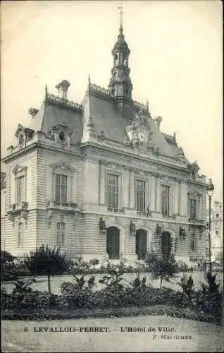 Ak Levallois Perret Hauts de Seine, L'Hotel de Ville