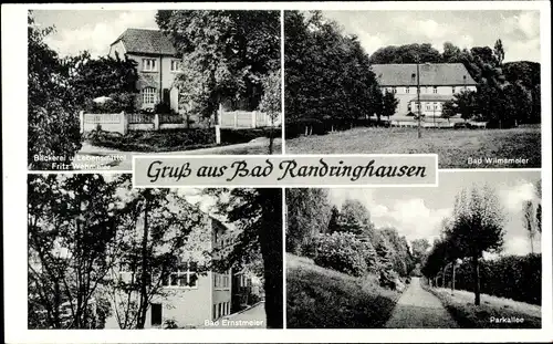 Ak Bad Randringhausen Bünde im Kreis Herford, Bäckerei und Lebensmittel Fritz Wehmeier, Parkallee