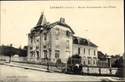 Ak Livarot Calvados, Ecole Communale des Filles