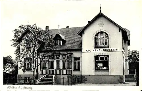 Ak Böklund in Schleswig, Adler Apotheke Drogerie