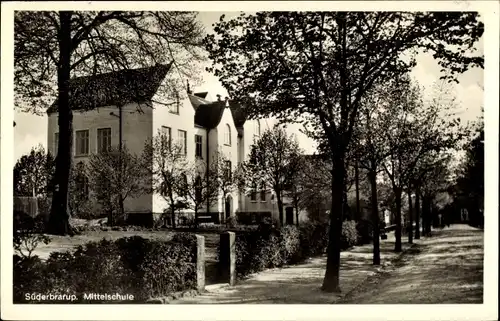 Ak Süderbrarup in Schleswig Holstein, Mittelschule