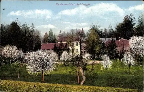 Ak Lüdenscheid im Märkischen Kreis, Knabeninstitut Spielwigge