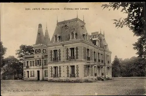 Ak Jarzé Maine et Loire, Château des Landes