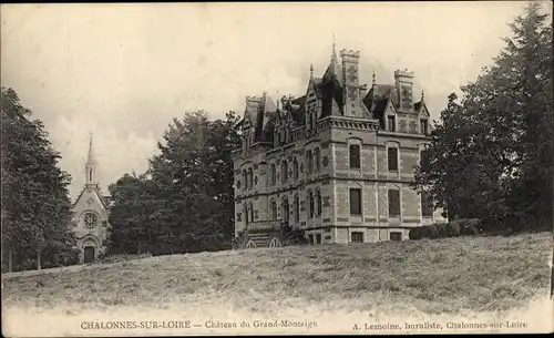 Ak Chalonnes Maine et Loire, Château du Grand Montaigu