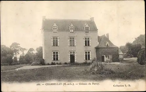 Ak Chambellay Maine-et-Loire, Château du Perray