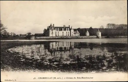 Ak Chambellay Maine-et-Loire, Château du Bois Montboucher