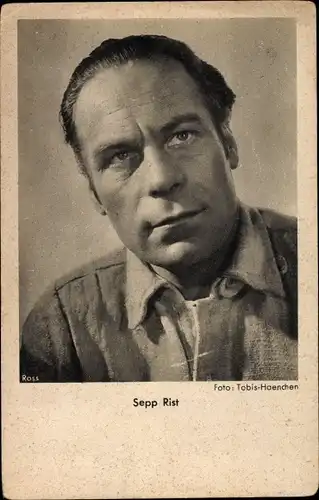 Ak Schauspieler Sepp Rist, Portrait