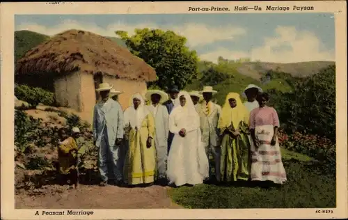 Ak Port au Prince Haiti, Un Mariage Paysan