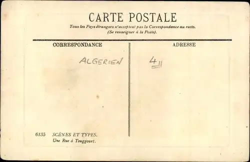 Ak Algerien, Scene de rue, Araber, Maghreb