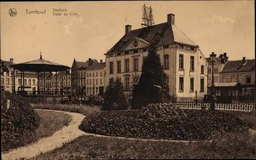 Ak Turnhout Flandern Antwerpen, Hotel de Ville